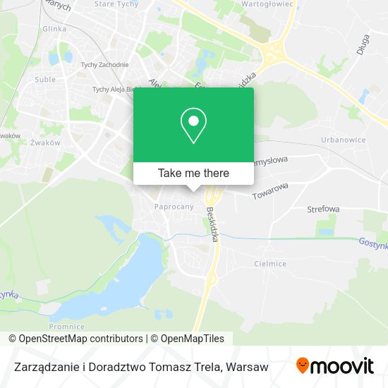 Zarządzanie i Doradztwo Tomasz Trela map