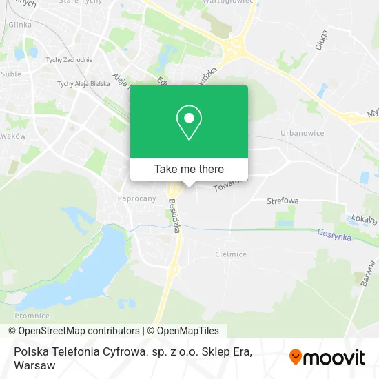 Карта Polska Telefonia Cyfrowa. sp. z o.o. Sklep Era