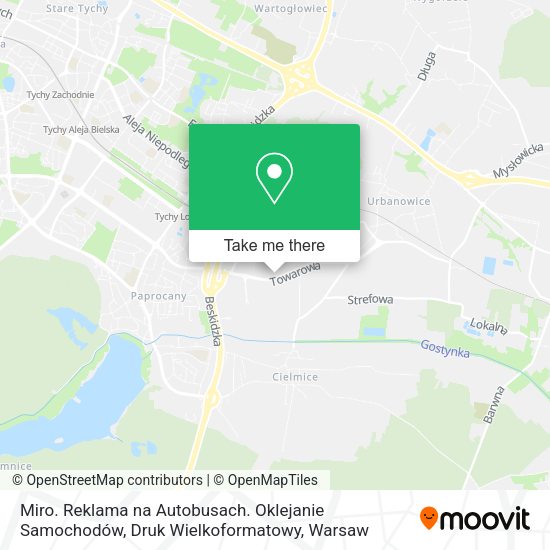 Miro. Reklama na Autobusach. Oklejanie Samochodów, Druk Wielkoformatowy map