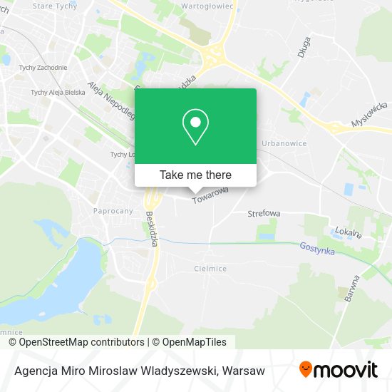 Agencja Miro Miroslaw Wladyszewski map