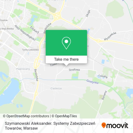 Szymanowski Aleksander. Systemy Zabezpieczeń Towarów map