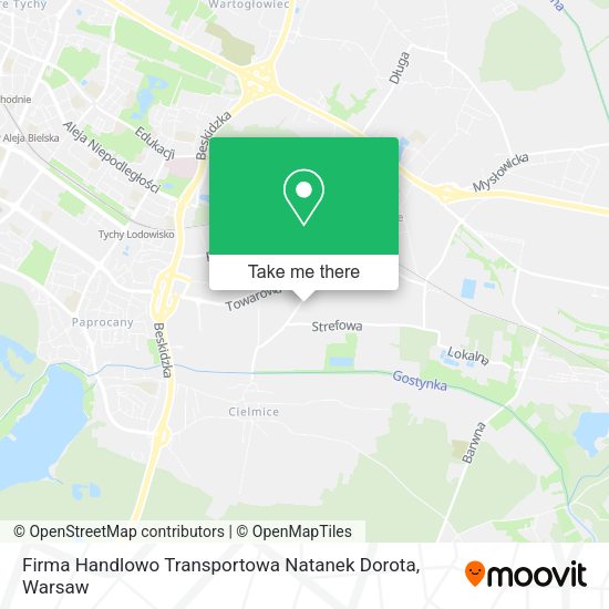 Firma Handlowo Transportowa Natanek Dorota map