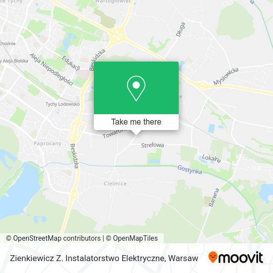 Zienkiewicz Z. Instalatorstwo Elektryczne map