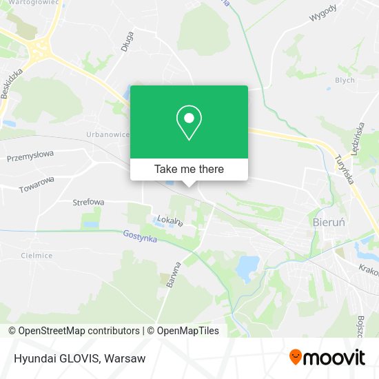 Hyundai GLOVIS map