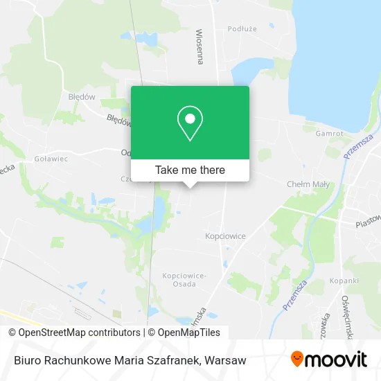 Карта Biuro Rachunkowe Maria Szafranek