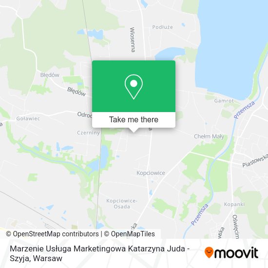 Marzenie Usługa Marketingowa Katarzyna Juda - Szyja map