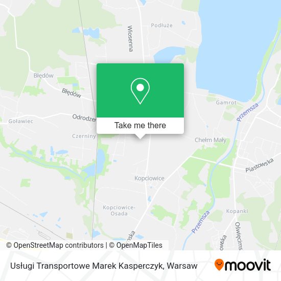 Usługi Transportowe Marek Kasperczyk map