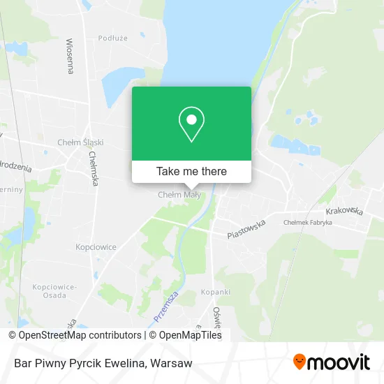 Карта Bar Piwny Pyrcik Ewelina