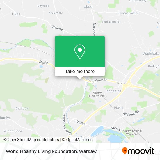 World Healthy Living Foundation map