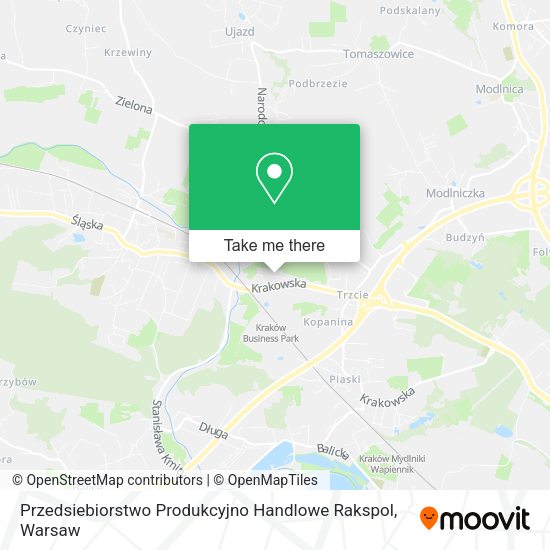 Przedsiebiorstwo Produkcyjno Handlowe Rakspol map