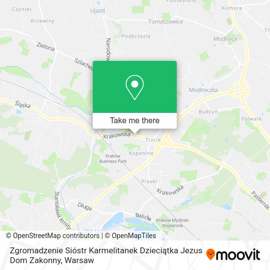 Zgromadzenie Sióstr Karmelitanek Dzieciątka Jezus Dom Zakonny map