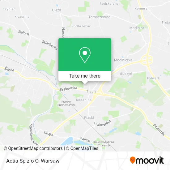 Карта Actia Sp z o O