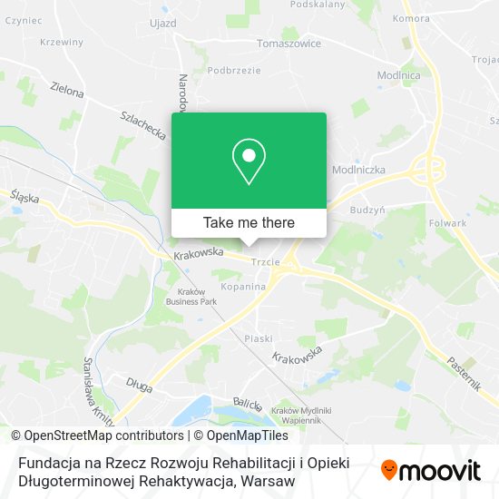 Fundacja na Rzecz Rozwoju Rehabilitacji i Opieki Długoterminowej Rehaktywacja map