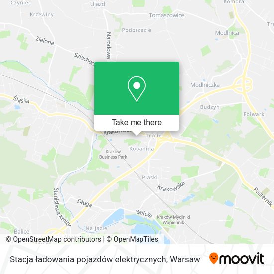 Stacja ładowania pojazdów elektrycznych map