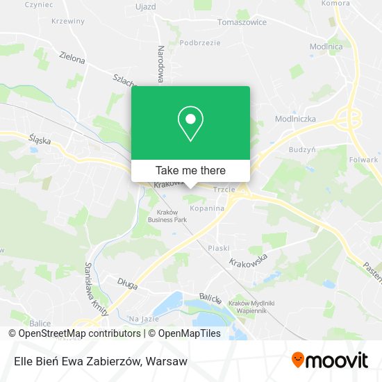 Elle Bień Ewa Zabierzów map