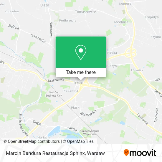 Карта Marcin Bańdura Restauracja Sphinx