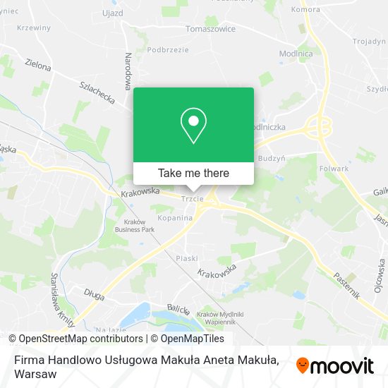 Firma Handlowo Usługowa Makuła Aneta Makuła map