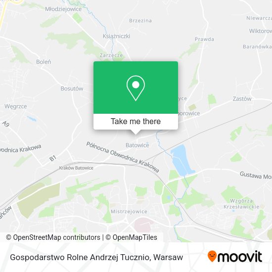 Gospodarstwo Rolne Andrzej Tucznio map