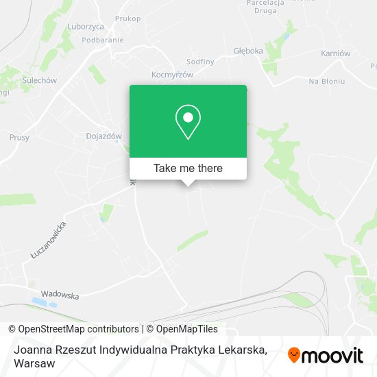 Joanna Rzeszut Indywidualna Praktyka Lekarska map