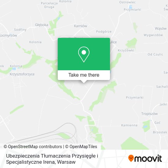 Ubezpieczenia Tłumaczenia Przysięgłe i Specjalistyczne Irena map