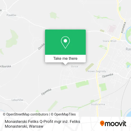Карта Monasterski Feliks Q-Profit mgr inż. Feliks Monasterski