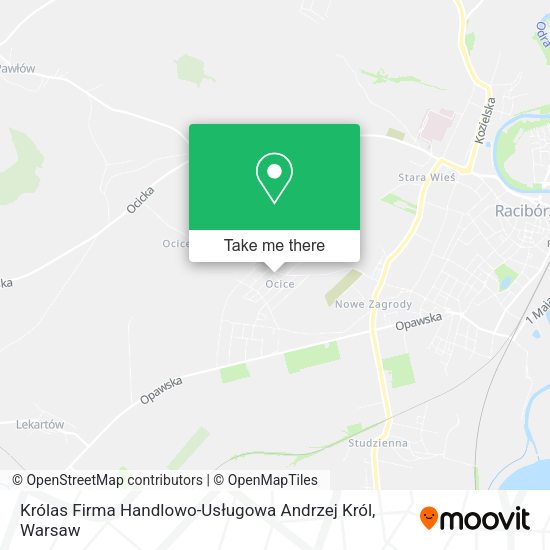 Królas Firma Handlowo-Usługowa Andrzej Król map