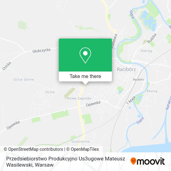 Przedsiebiorstwo Produkcyjno Us3ugowe Mateusz Wasilewski map