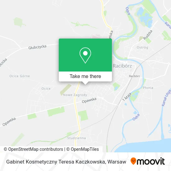 Карта Gabinet Kosmetyczny Teresa Kaczkowska