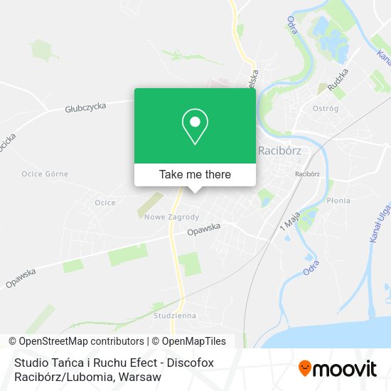 Studio Tańca i Ruchu Efect - Discofox Racibórz / Lubomia map