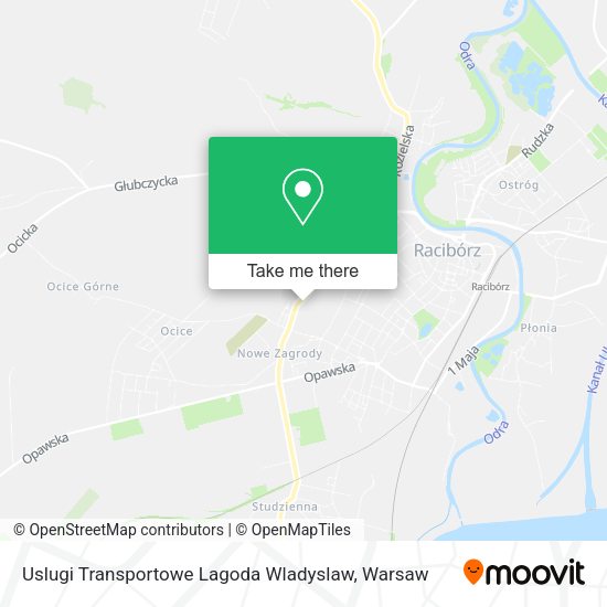 Uslugi Transportowe Lagoda Wladyslaw map