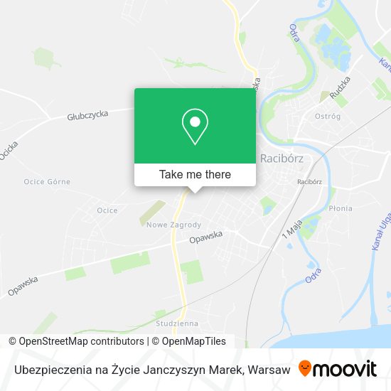 Ubezpieczenia na Życie Janczyszyn Marek map