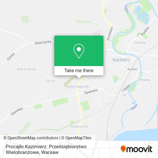 Procajło Kazimierz. Przedsiębiorstwo Wielobranżowe map