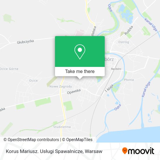 Korus Mariusz. Usługi Spawalnicze map