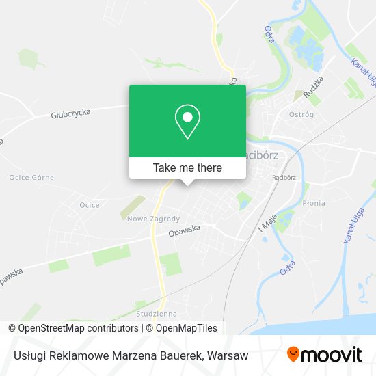 Usługi Reklamowe Marzena Bauerek map