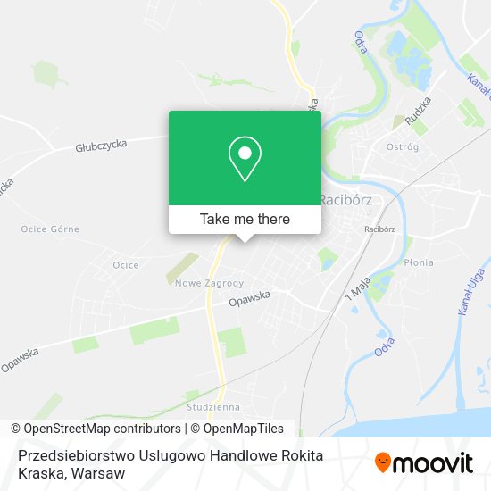 Карта Przedsiebiorstwo Uslugowo Handlowe Rokita Kraska