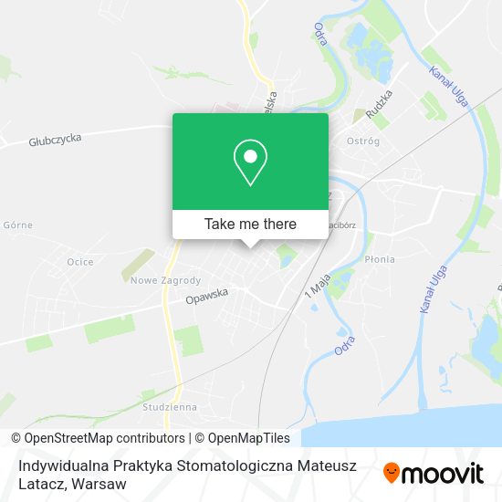 Indywidualna Praktyka Stomatologiczna Mateusz Latacz map