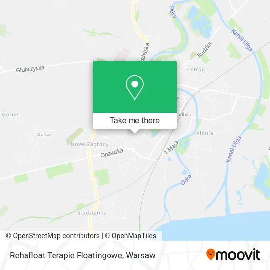 Карта Rehafloat Terapie Floatingowe