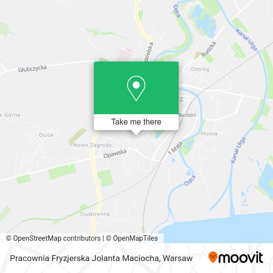 Pracownia Fryzjerska Jolanta Maciocha map