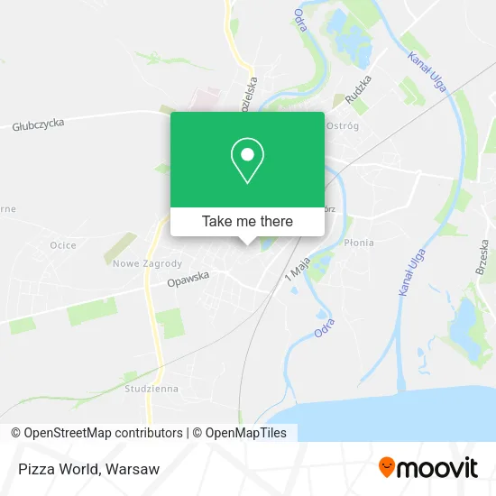Карта Pizza World