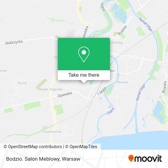 Bodzio. Salon Meblowy map