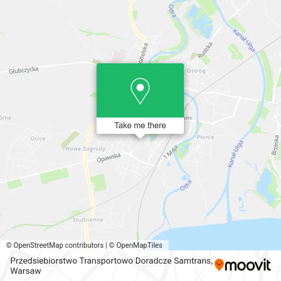 Карта Przedsiebiorstwo Transportowo Doradcze Samtrans