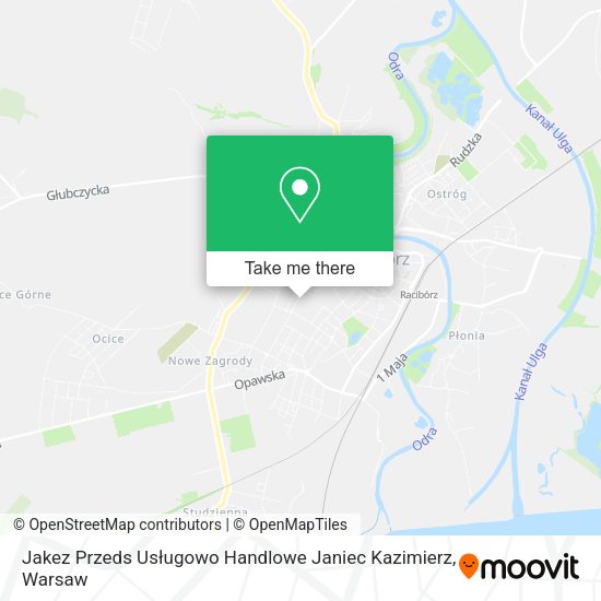 Jakez Przeds Usługowo Handlowe Janiec Kazimierz map