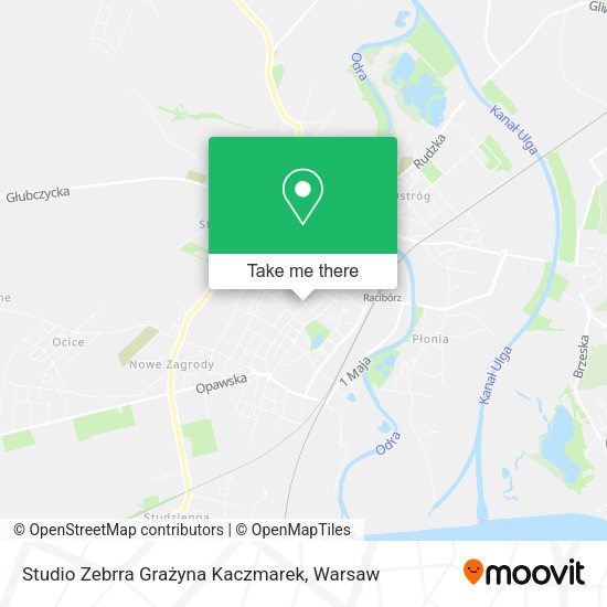 Studio Zebrra Grażyna Kaczmarek map