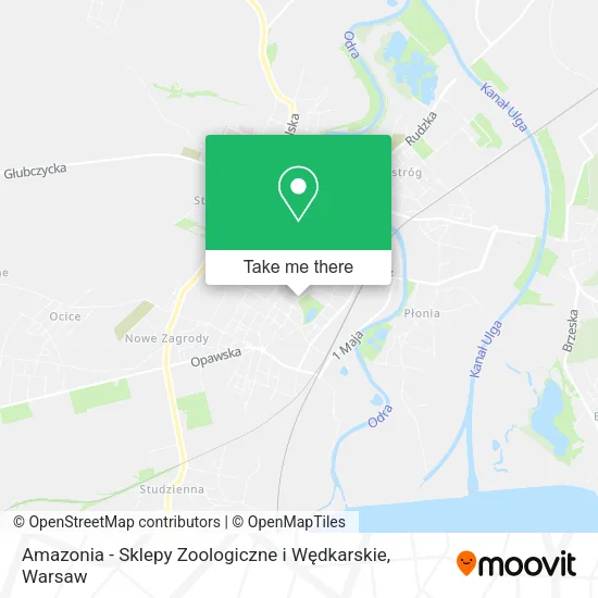 Карта Amazonia - Sklepy Zoologiczne i Wędkarskie