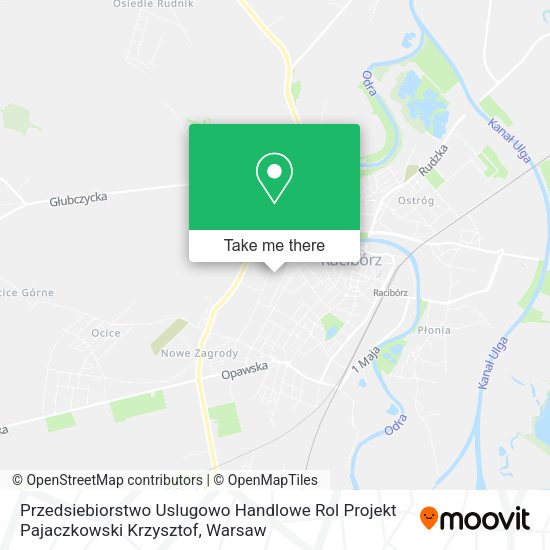 Przedsiebiorstwo Uslugowo Handlowe Rol Projekt Pajaczkowski Krzysztof map