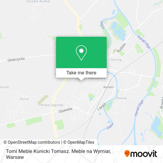 Tomi Meble Kunicki Tomasz. Meble na Wymiar map