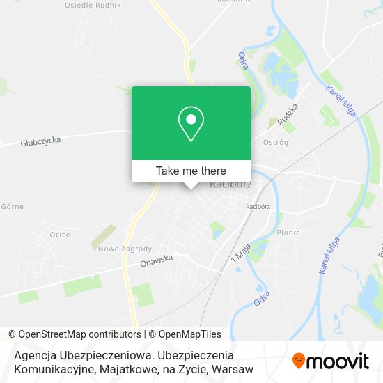 Agencja Ubezpieczeniowa. Ubezpieczenia Komunikacyjne, Majatkowe, na Zycie map