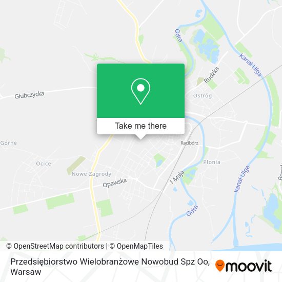 Przedsiębiorstwo Wielobranżowe Nowobud Spz Oo map