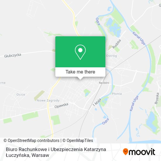 Biuro Rachunkowe i Ubezpieczenia Katarzyna Łuczyńska map