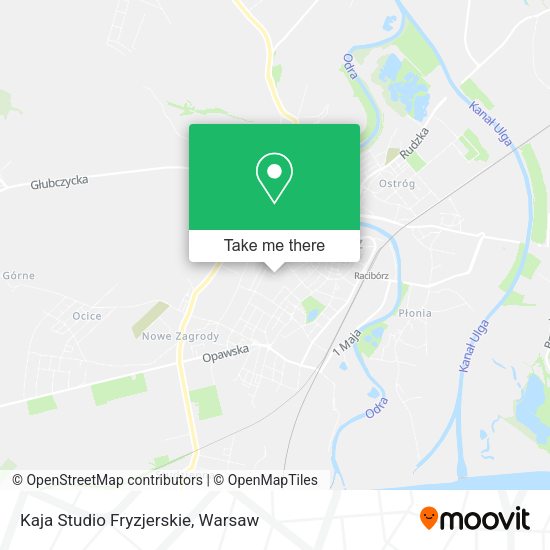 Карта Kaja Studio Fryzjerskie